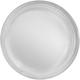 Clear Plastic Dinner Plates, 10.25in, 50ct